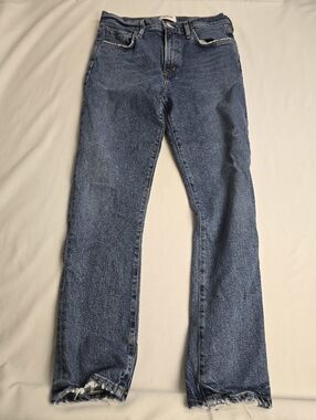 Agolde Los Angeles Straight Leg Jeans Size 28 Lightly Distressed